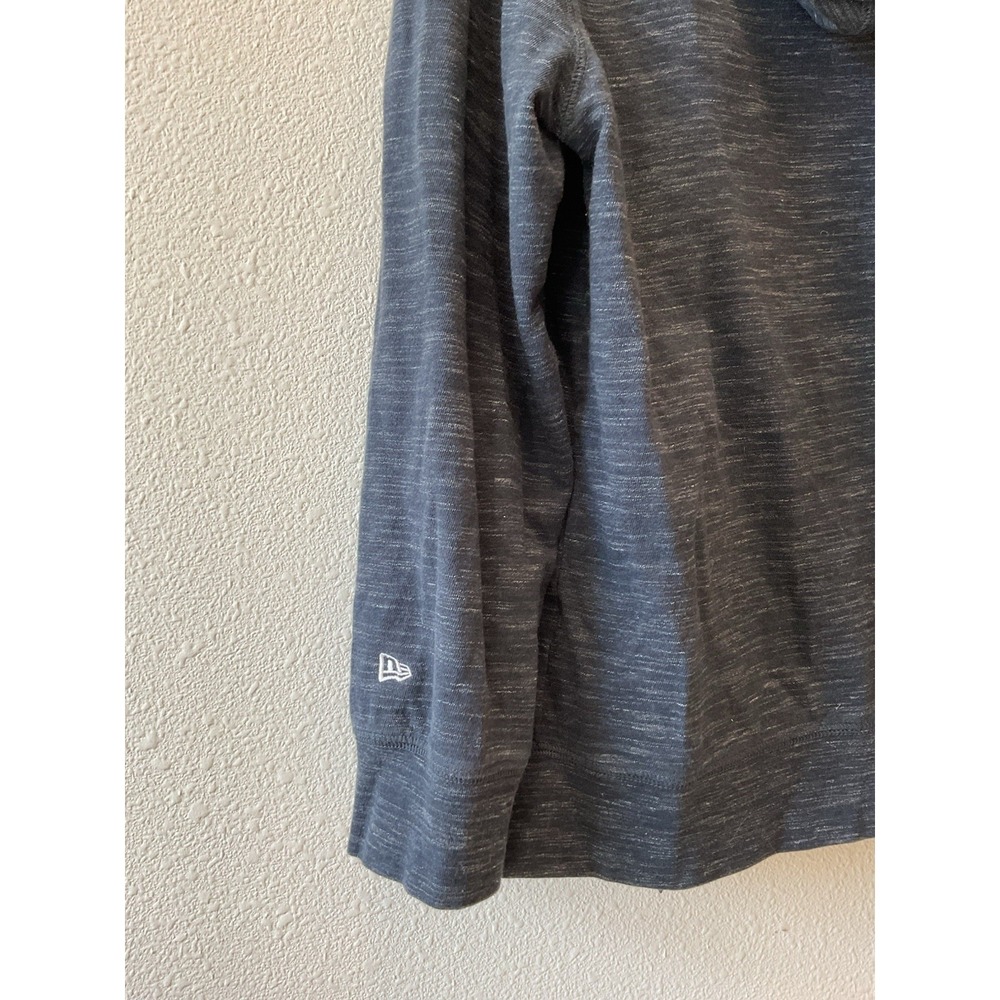 New Era Women's Dark Blue Navy Milwaukee Brewers Baseball Zip Hoodie L‎ - Picture 13 of 13